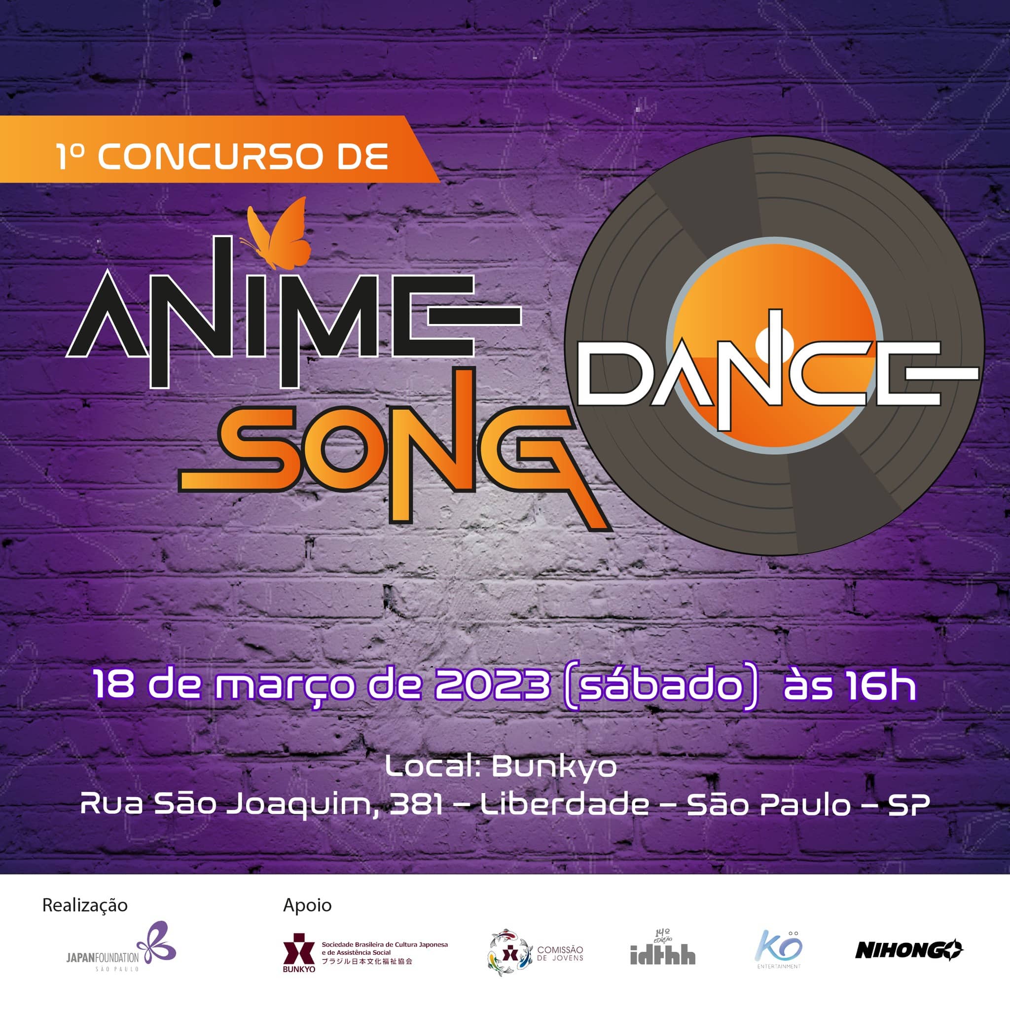 Anime Song Dance Brasil  Fundação Japão em São Paulo